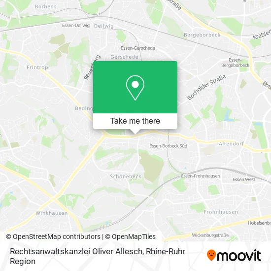 Карта Rechtsanwaltskanzlei Oliver Allesch