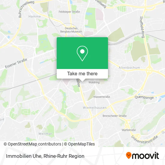 Карта Immobilien Uhe