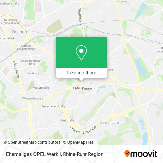 Карта Ehemaliges OPEL Werk I