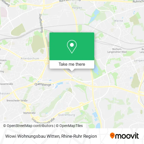 Карта Wowi Wohnungsbau Witten