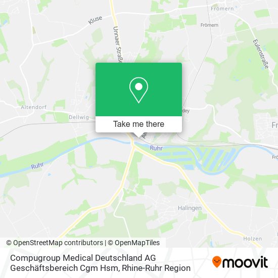 Compugroup Medical Deutschland AG Geschäftsbereich Cgm Hsm map