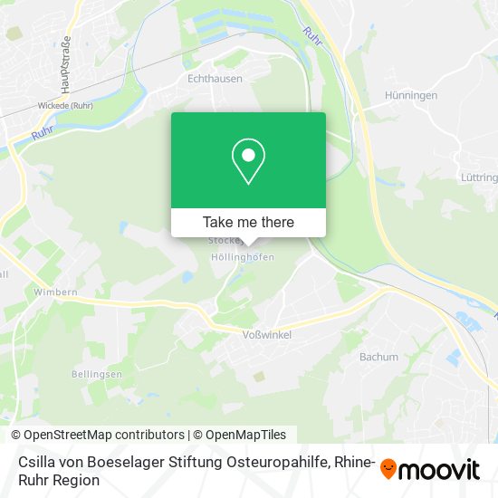 Csilla von Boeselager Stiftung Osteuropahilfe map