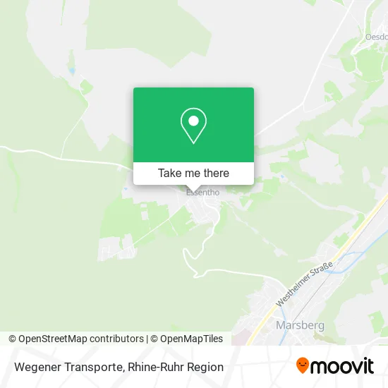 Карта Wegener Transporte