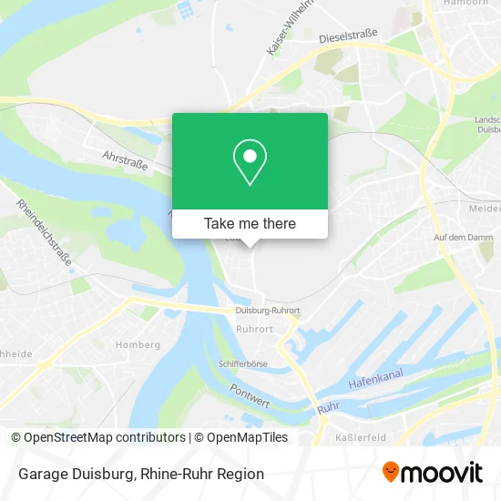 Карта Garage Duisburg