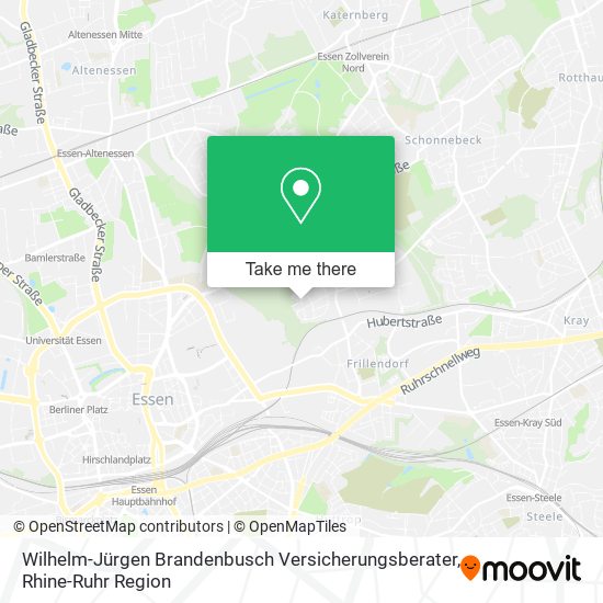 Wilhelm-Jürgen Brandenbusch Versicherungsberater map