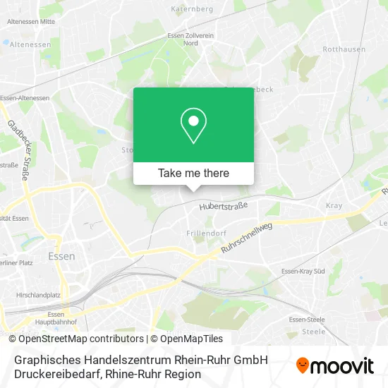 Карта Graphisches Handelszentrum Rhein-Ruhr GmbH Druckereibedarf