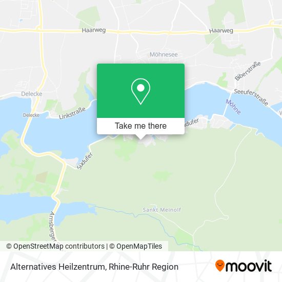 Alternatives Heilzentrum map