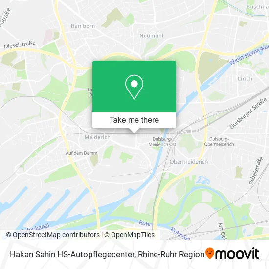 Карта Hakan Sahin HS-Autopflegecenter