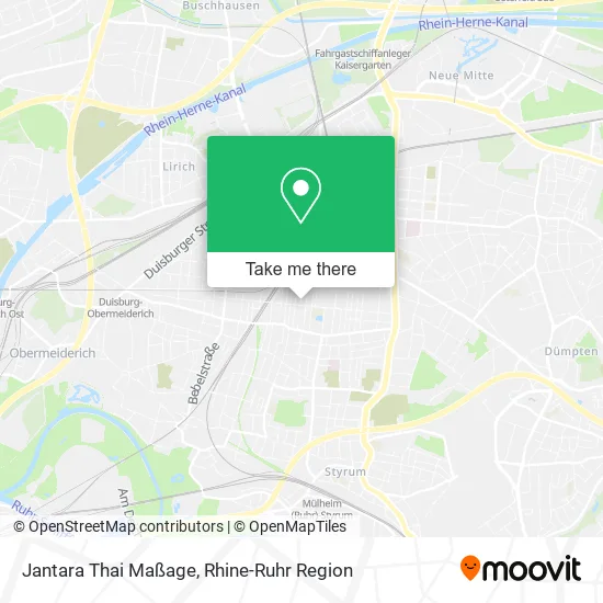 Карта Jantara Thai Maßage