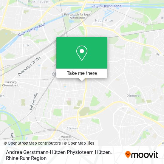 Andrea Gerstmann-Hützen Physioteam Hützen map