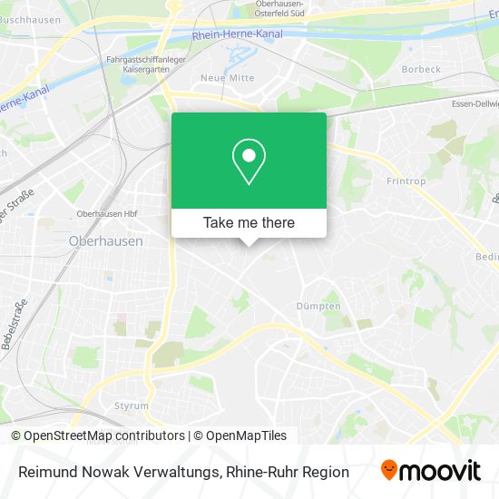 Reimund Nowak Verwaltungs map