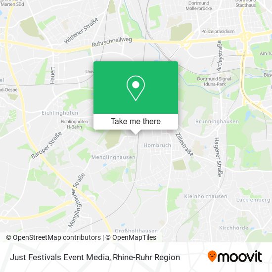 Just Festivals Event Media map