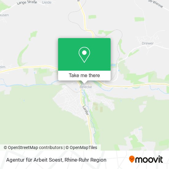Agentur für Arbeit Soest map