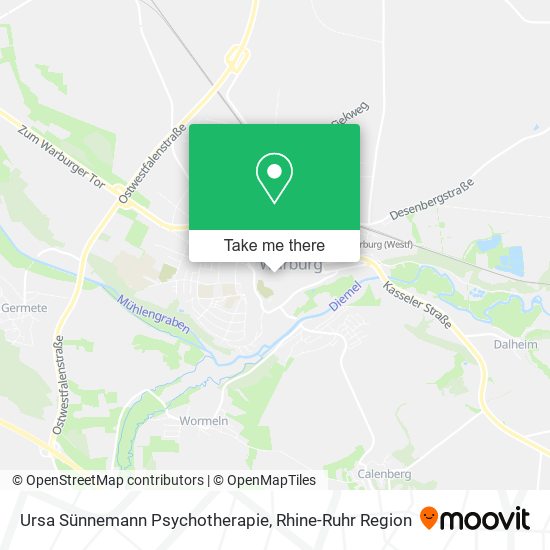 Ursa Sünnemann Psychotherapie map