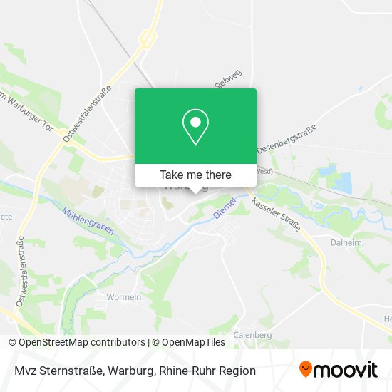 Mvz Sternstraße, Warburg map