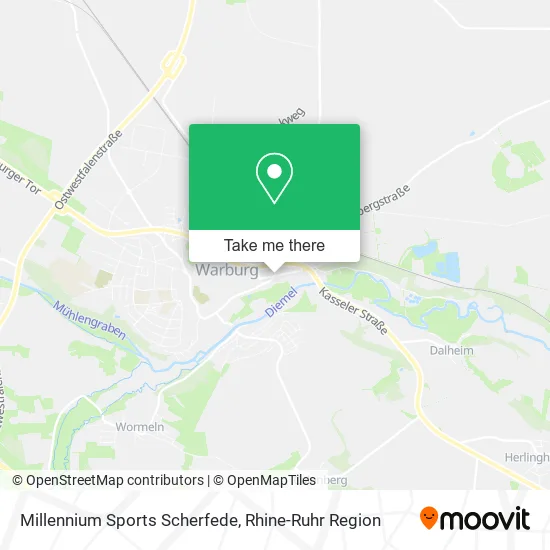 Карта Millennium Sports Scherfede