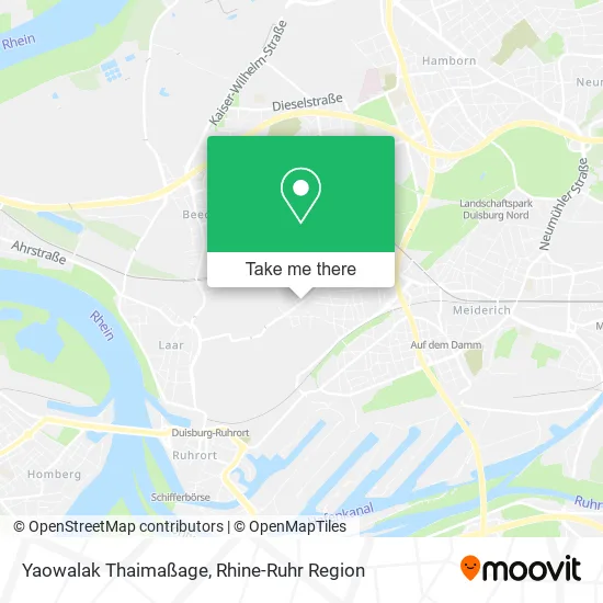 Карта Yaowalak Thaimaßage