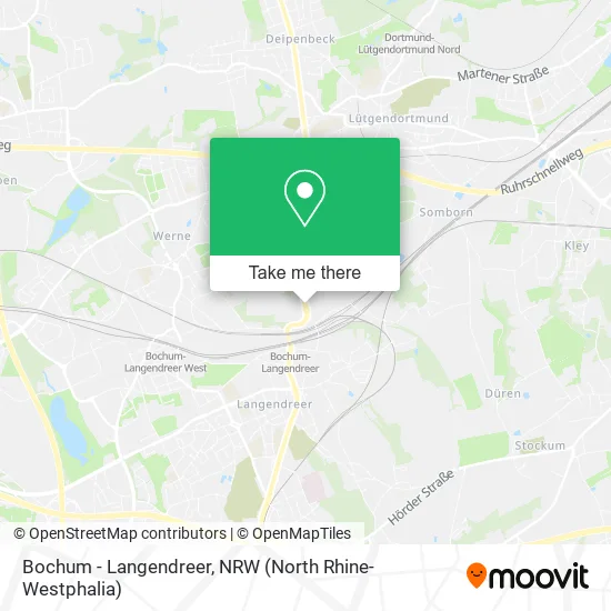 Карта Bochum - Langendreer