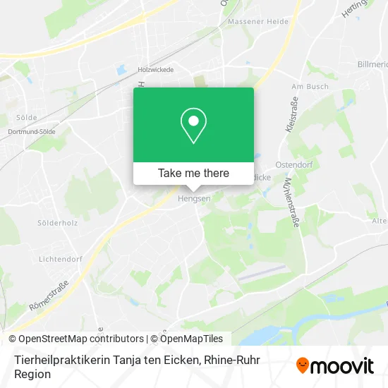Карта Tierheilpraktikerin Tanja ten Eicken