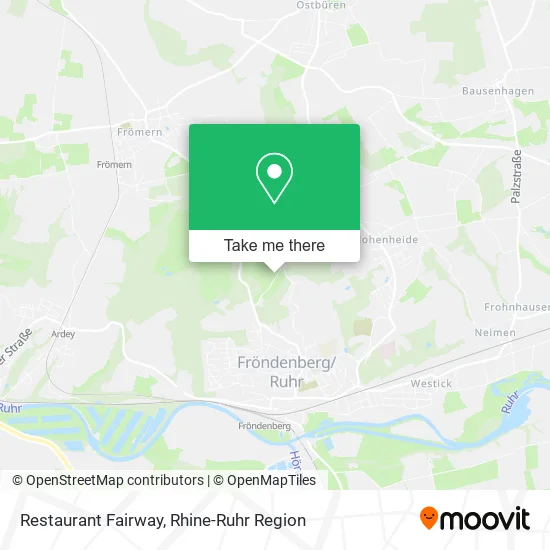 Карта Restaurant Fairway