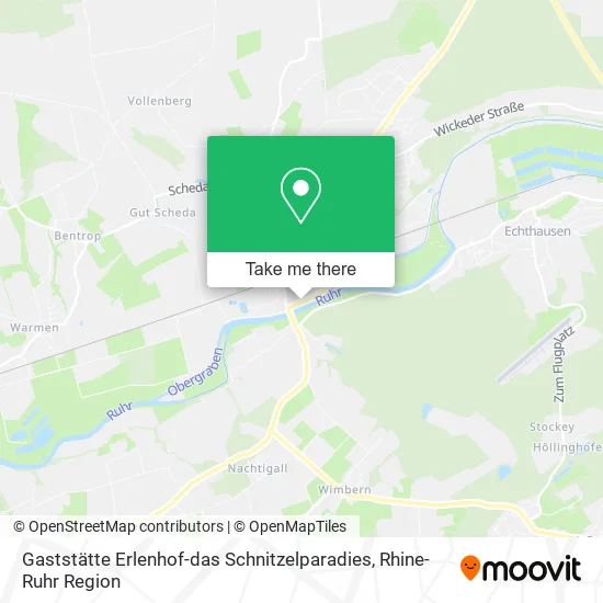 Карта Gaststätte Erlenhof-das Schnitzelparadies