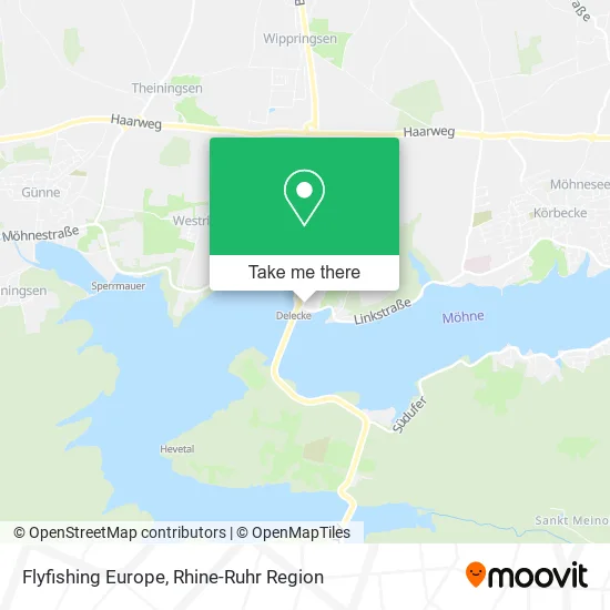 Карта Flyfishing Europe