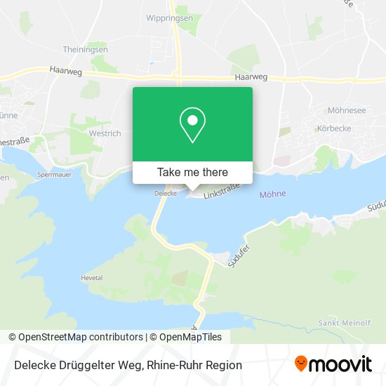 Delecke Drüggelter Weg map