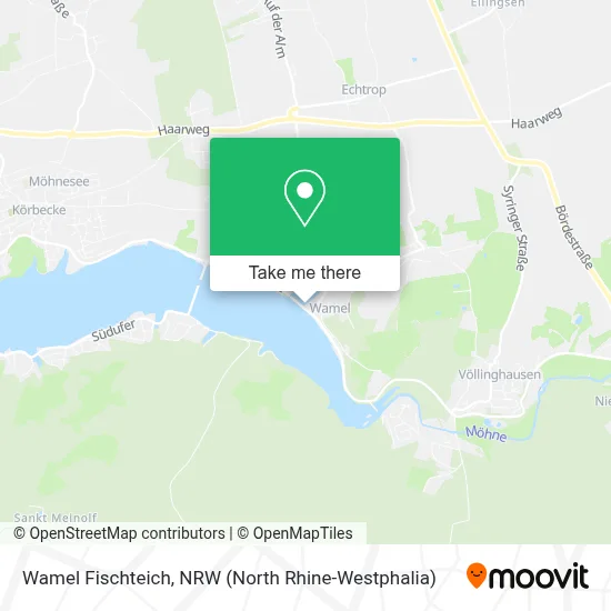 Wamel Fischteich map