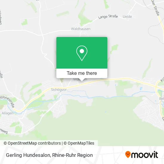 Карта Gerling Hundesalon
