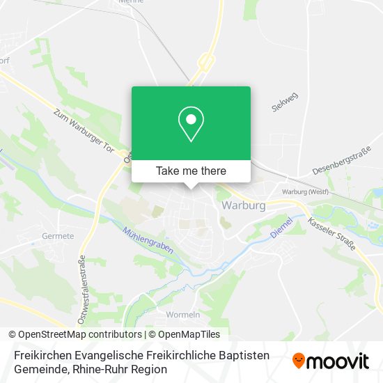 Freikirchen Evangelische Freikirchliche Baptisten Gemeinde map