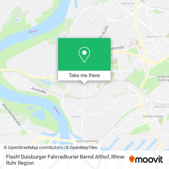 Flash! Duisburger Fahrradkurier Bernd Althof map