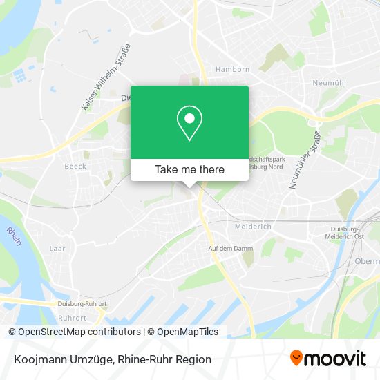 Koojmann Umzüge map