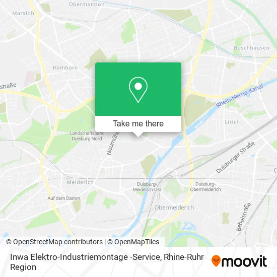 Карта Inwa Elektro-Industriemontage -Service