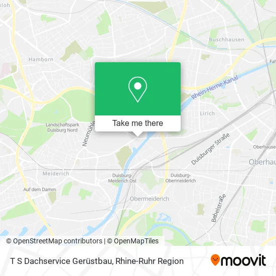 Карта T S Dachservice Gerüstbau