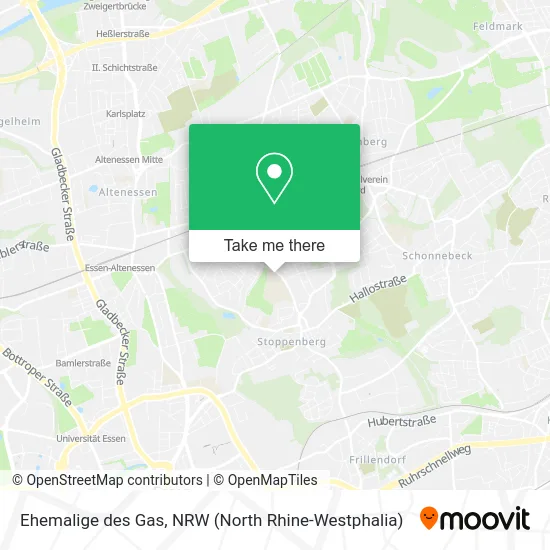 Ehemalige des Gas map