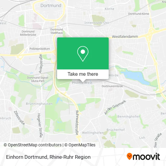 Карта Einhorn Dortmund