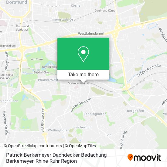 Patrick Berkemeyer Dachdecker Bedachung Berkemeyer map