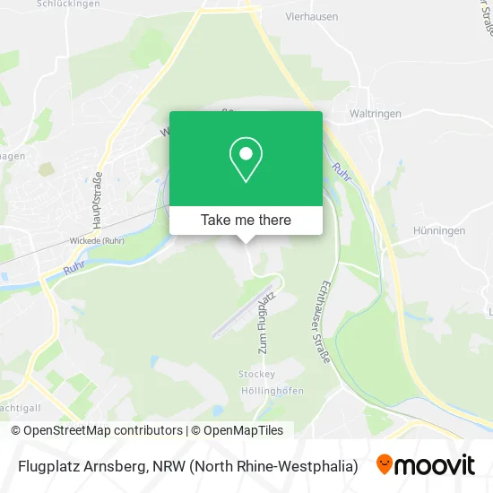 Flugplatz Arnsberg map