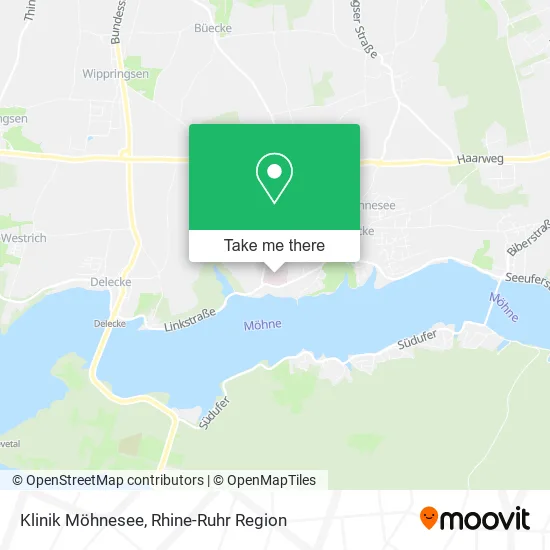 Карта Klinik Möhnesee