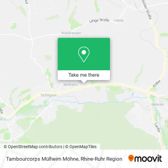 Карта Tambourcorps Mülheim Möhne