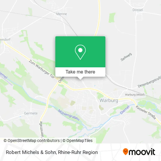 Карта Robert Michels & Sohn