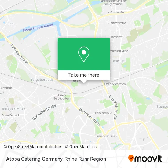 Карта Atosa Catering Germany