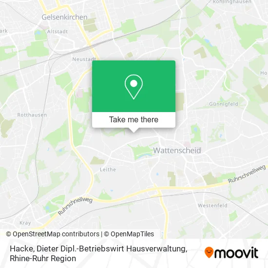 Карта Hacke, Dieter Dipl.-Betriebswirt Hausverwaltung