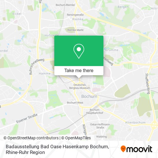 Badausstellung Bad Oase Hasenkamp Bochum map