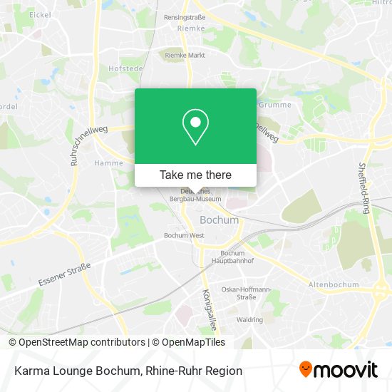 Karma Lounge Bochum map