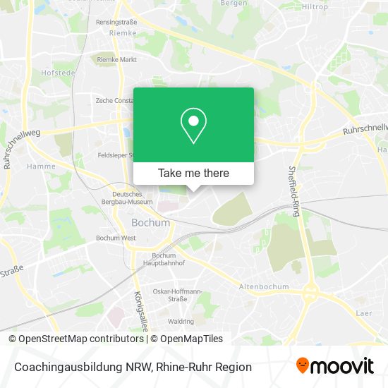 Coachingausbildung NRW map