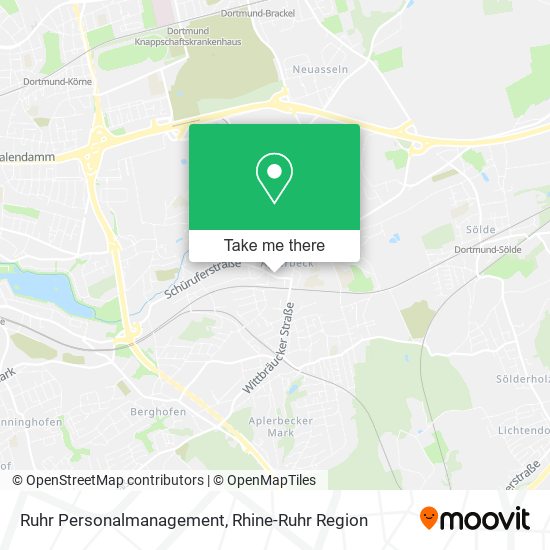 Ruhr Personalmanagement map
