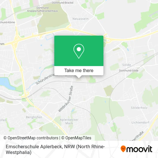 Карта Emscherschule Aplerbeck