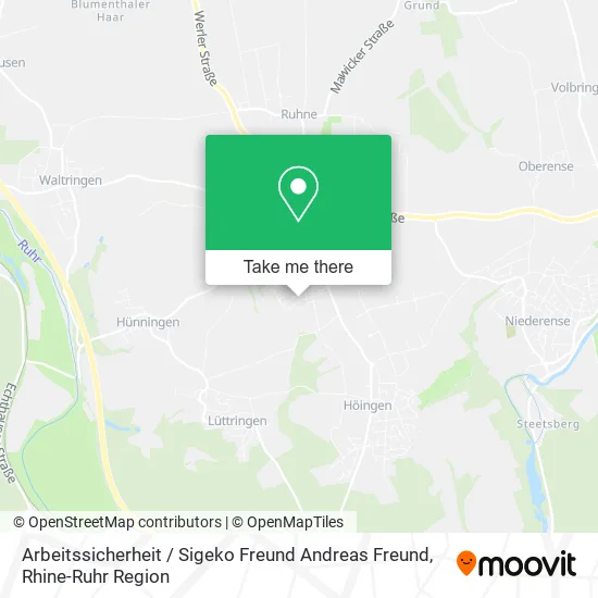 Карта Arbeitssicherheit / Sigeko Freund Andreas Freund