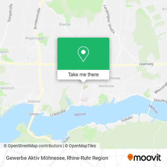 Карта Gewerbe Aktiv Möhnesee
